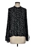 J.Crew 100% Polyester Black Long Sleeve Blouse Size S - photo 1