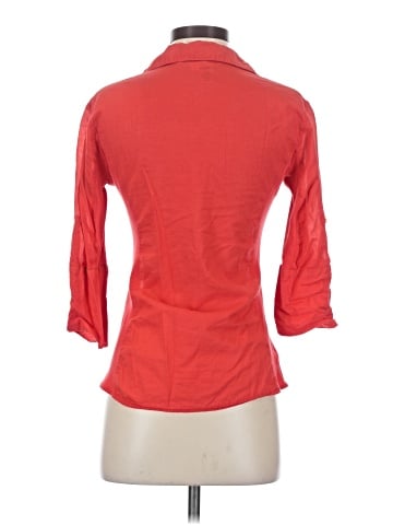 Max Studio 3/4 Sleeve Button-Down Shirt (view 2)