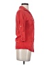 Max Studio Red 3/4 Sleeve Button-Down Shirt Size S - photo 4