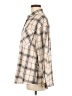 Unbranded 100% Polyester Plaid Brown Long Sleeve Blouse Size M - photo 5
