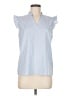Shein 100% Polyester Blue Sleeveless Blouse Size 6 - photo 1