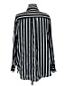 Shein Stripes Black Long Sleeve Button-Down Shirt Size 8 - 10 - photo 2