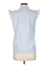 Shein 100% Polyester Blue Sleeveless Blouse Size 6 - photo 2