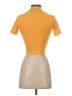 Zara Yellow Short Sleeve Turtleneck Size S - photo 2