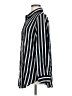 Shein Stripes Black Long Sleeve Button-Down Shirt Size 8 - 10 - photo 5