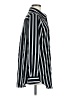 Shein Stripes Black Long Sleeve Button-Down Shirt Size 8 - 10 - photo 4