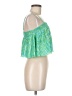 BP. 100% Polyester Green Sleeveless Blouse Size M - photo 4