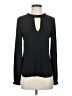 BCBGMAXAZRIA 100% Polyester Black Long Sleeve Blouse Size XS - photo 1
