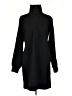 Athleta Solid Black Casual Dress Size S - photo 1