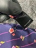 Ann Taylor 100% Silk Hearts Black Long Sleeve Silk Top Size XS - photo 9