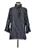 Rungolee Blue 3/4 Sleeve Button-Down Shirt Size M - photo 1