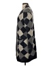 Peach Argyle Gray Cardigan Size S - photo 5