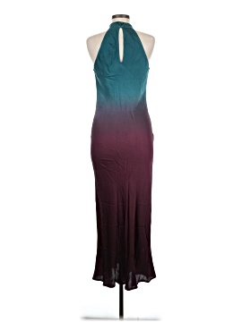 juniper halter neck ruffle hem crepe cocktail dress Adrianna Papell Beaded Crepe Gown
