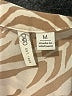 Cato 100% Polyester Tan 3/4 Sleeve Blouse Size M - photo 7