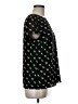 Nine West 100% Polyester Black Short Sleeve Top Size M - photo 4
