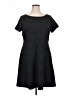 Ann Taylor LOFT Tweed Gray Casual Dress Size 16 - photo 1