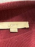 Ann Taylor LOFT Stripes Burgundy Poncho Size M - photo 7