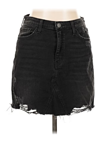 Flying Monkey Denim Skirt (view 1)