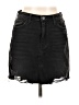 Flying Monkey Solid Black Denim Skirt Size 30 waist - photo 1