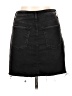 Flying Monkey Solid Black Denim Skirt Size 30 waist - photo 2