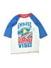 Nickelodeon Blue 3/4 Sleeve Top Size 8 - photo 1