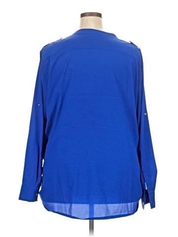 Calvin Klein Long Sleeve Blouse (view 2)