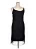 Social Circles 100% Polyester Stars Black Cocktail Dress Size 14 - photo 1