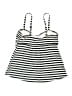 Unbranded Stripes Black Swimsuit Top Size 8 - photo 2