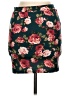 Forever 21 Floral Teal Casual Skirt Size M - photo 1