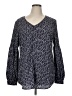 CAbi Blue Long Sleeve Henley Size XL - photo 1