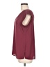 DR2 100% Polyester Burgundy Short Sleeve Top Size M - photo 5
