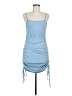 Shein Solid Blue Casual Dress Size 8 - 10 - photo 1