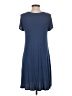 MTS Solid Blue Casual Dress Size S - photo 2