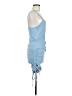 Shein Solid Blue Casual Dress Size 8 - 10 - photo 4