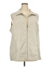 Cj Banks 100% Polyester Tan Sleeveless Blouse Size 2X - photo 1