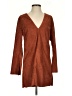 Astr 100% Polyester Brown Casual Dress Size S - photo 1
