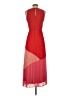 Taylor 100% Polyester Color Block Red Cocktail Dress Size XS - photo 2