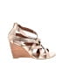 Diane von Furstenberg Gold Tan Wedges Size 8 1/2 - photo 1