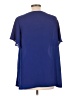 Shein 100% Polyester Blue Short Sleeve Blouse Size 12 - photo 2