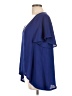 Shein 100% Polyester Blue Short Sleeve Blouse Size 12 - photo 5