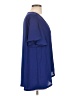 Shein 100% Polyester Blue Short Sleeve Blouse Size 12 - photo 4