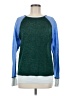 Treasure & Bond Color Block Green Pullover Sweater Size M - photo 1
