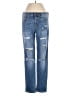 SNEAK PEEK Hearts Blue Jeans Size 5 - photo 1