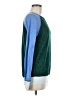 Treasure & Bond Color Block Green Pullover Sweater Size M - photo 4
