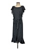 Max Studio Polka Dots Black Casual Dress Size XS - photo 1