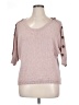 Misia Pink 3/4 Sleeve Top Size 1X - photo 1