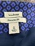 L.L.Bean Polka Dots Blue Formal Skirt Size 12R - photo 4