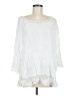 Spiaggia Dolce 100% Rayon White 3/4 Sleeve Blouse Size M - photo 1