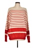 Vince. 100% Cashmere Stripes Red Cashmere Pullover Sweater Size L - photo 1
