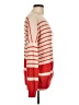 Vince. 100% Cashmere Stripes Red Cashmere Pullover Sweater Size L - photo 4